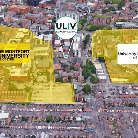 Modern 1-Bed Studio 3D Close To Royal Infirmary & Dmu Leicester Extérieur photo